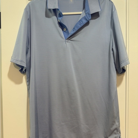 Ralph Lauren Double RL Other - RL Blue Performance Polo Shirt with Moisture-Wicking Fabric